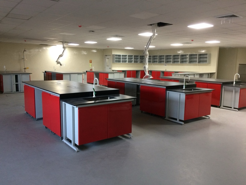 High-quality laboratory furniture installation 1